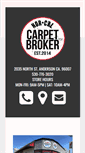 Mobile Screenshot of norcalcarpetbroker.com